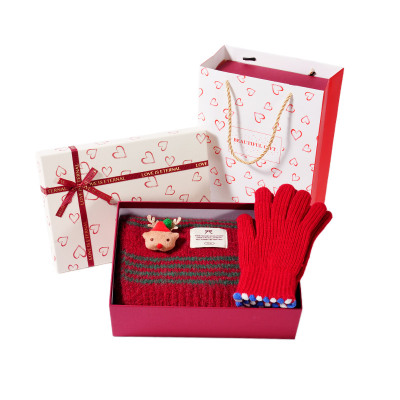 圣诞限定！氛围感围巾手套礼盒