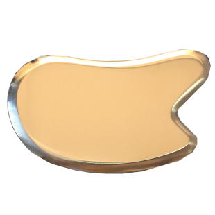 纯黄铜太极板通用刮痧板砭全身体脸面部背部颈部经络椎方板刮沙板