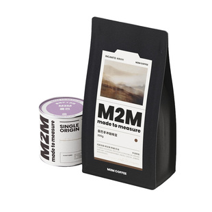 M2M曼巴 低酸触感绵密手冲中度烘焙巴西曼特宁拼配黑咖啡豆粉110g