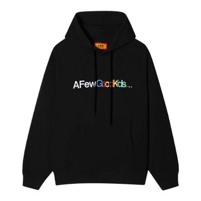 AFGK24FW渐变刺绣连帽卫衣