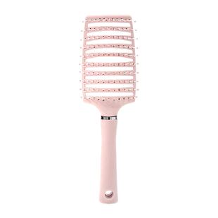 千屿高颅顶头发蓬松气垫梳按摩头皮大弯梳排骨梳少女家用梳子