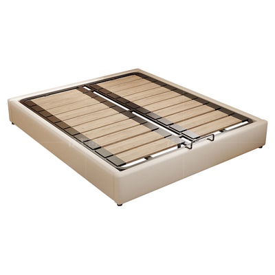 丰舍可定制钢木排骨架无床头床