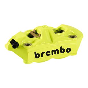 Brembo布雷博 M4 100 荧光黄 摩托车刹车卡钳 现货