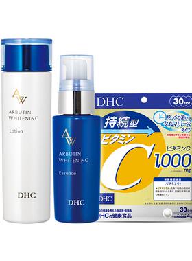 DHC蓝白瓶冻龄焕亮水乳套组