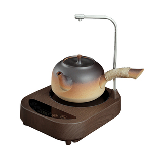 自动上水电陶炉煮茶烧水壶侧把陶瓷壶套装小型家用静音抽水电茶炉