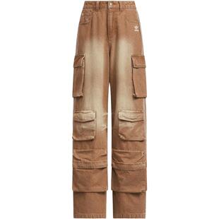 adidas阿迪达斯三叶草女子运动休闲长裤裤子KC5871