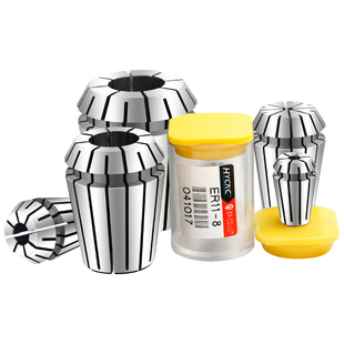 ER11A型夹头雕刻机主轴er高精度锁咀加范围1-7mm1.5KW夹头螺母帽