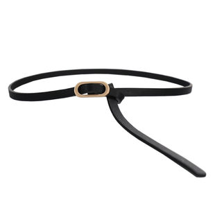 韩版细腰带女ins风时尚百搭装饰西装皮带黑色百搭配连衣裙子裤带