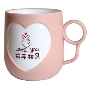 刷牙杯子家用漱口杯情侣一对洗漱杯简约创意牙缸牙桶女可爱牙刷杯