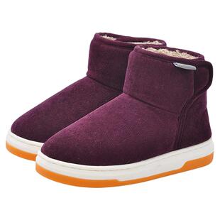 老年人鞋子女软底老人防滑棉鞋老人冬季家居牛筋底加绒保暖鸡婆鞋