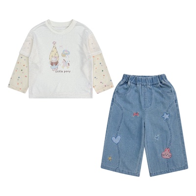 蔗梨女童夏季薄款长袖防晒衣2026