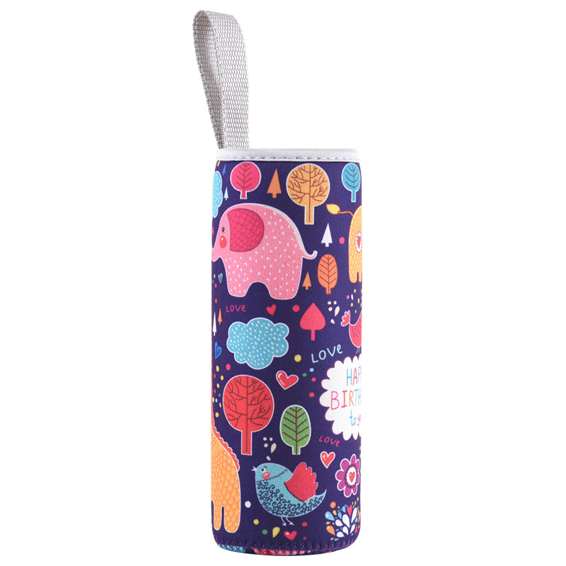 杯套隔热防摔保温杯杯套玻璃杯水杯保护套杯子袋手提350ml-500ML