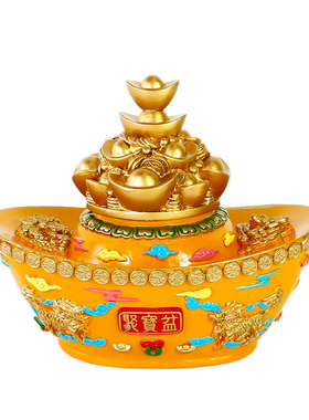 香港正品 李居明2026马年吉祥物工艺品东南方黄金千万两 九紫摆件