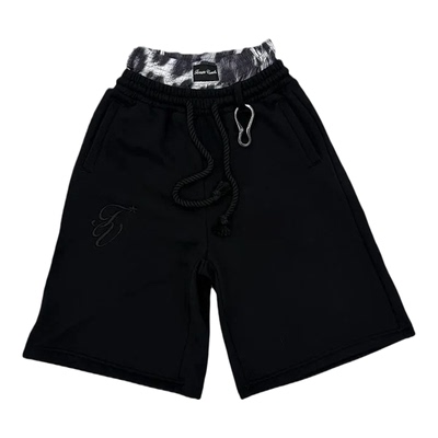 美式高街双腰头宽松舒适短裤