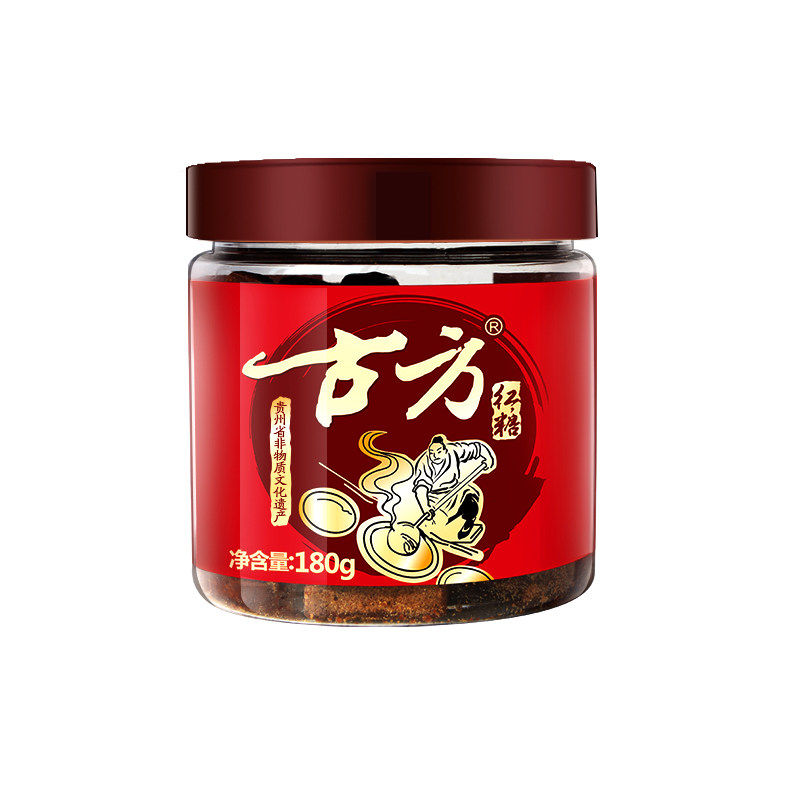古方原味红糖经典罐装古法纯正手工土老红糖块例假红糖大姨妈月子