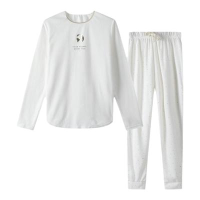 西班牙女士长袖珊瑚绒套头家居服