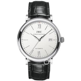 【自营】中古95新万国柏涛菲诺系列男表机械手表瑞士白盘商务腕表