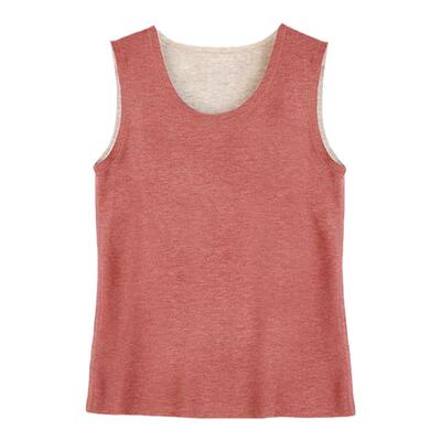 贴心女士蚕丝羊绒保暖背心