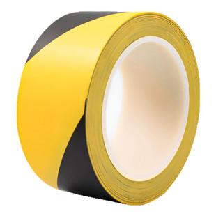 警示pvc胶带PVC斑马地线贴安全通道地贴标识地面划线医院管理地标线工厂车间定位条纹黑黄色地板仓库车位贴纸