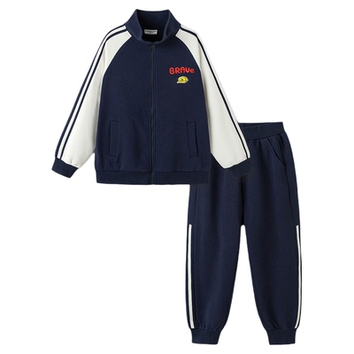 巴拉巴拉儿童长袖套装校园风