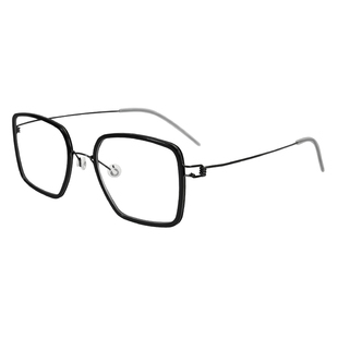 【72】林德rim同款高端超轻纯钛无螺丝全框近视眼镜架方框设计师