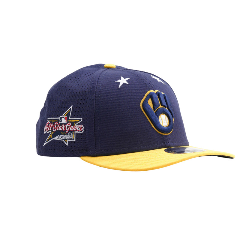 美国代购NEWERA纽亦华MLB全明星940硬顶网眼棒球帽密尔沃基酿酒人
