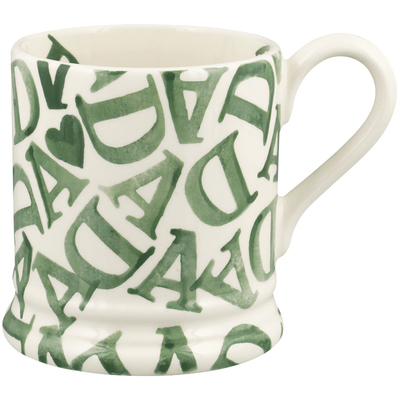 Emma绿色拼写陶瓷高档咖啡杯