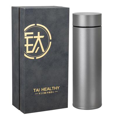 钛途纯钛双层保温杯480ml