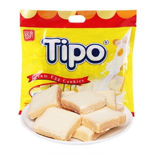Tipo越南进口面包干鸡蛋牛奶味饼干270g*1袋营养休闲零食送礼年货