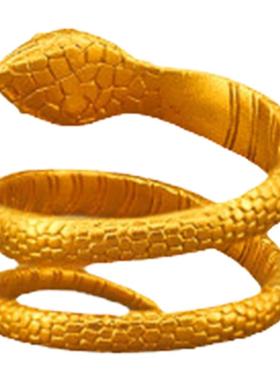 开口戒指灵蛇指环可调节