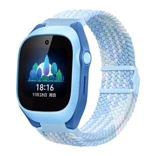 适用于米兔儿童电话手表5C/6C表带C7A/7/7X/S1磁吸扣4/4X/4C编织腕带2S/U1小寻红米通用男女学生15mm替换配件