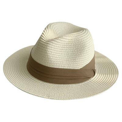 草帽出游休闲通用四季平檐贴布