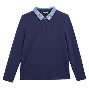 米兰登中老年女装2025春季新款妈妈装春装上衣休闲时尚长袖T恤女