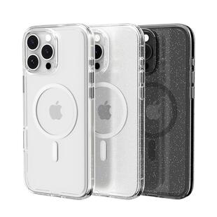 适用2024苹果iPhone16透明不易发黄promax手机全包硬壳磁吸充电散热plus防摔金属独立按键闪耀男女mageasy潮