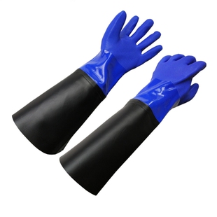 东亚806开口型接袖耐油手套 耐磨防滑防水劳保10双起包邮工业渔业