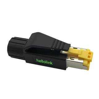 工业水晶头八芯接头电缆Profinet防震动连接器可重复接头免压接头