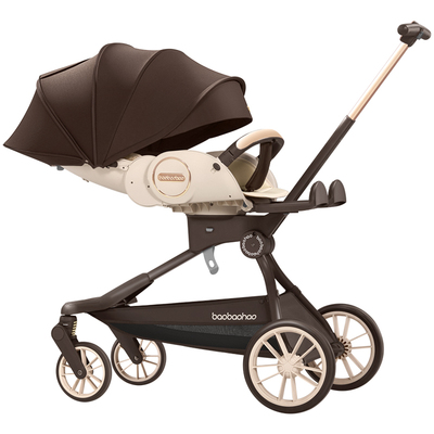 宝宝好v9cmax溜娃神器可坐可躺双向高景观婴儿遛娃推车轻便可折叠