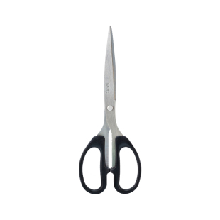 晨光文具 办公剪刀 学生手工DIY剪纸刀便捷式省力工业美工家用拆快递不锈钢无尖圆头厨房裁缝随身多功能剪子