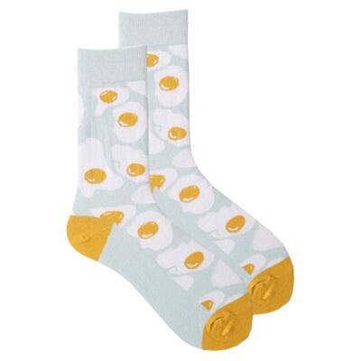 twnnsocks鸡蛋女士个性风中筒袜