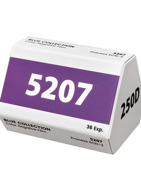 KODAK柯达5207电影卷AHU 250D 135电影彩色胶片胶卷远期卷36张/卷