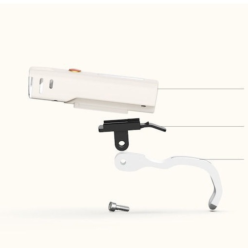 大行夜行灯小布手电筒车前灯骑行专用前叉配件自行车自行车折叠灯