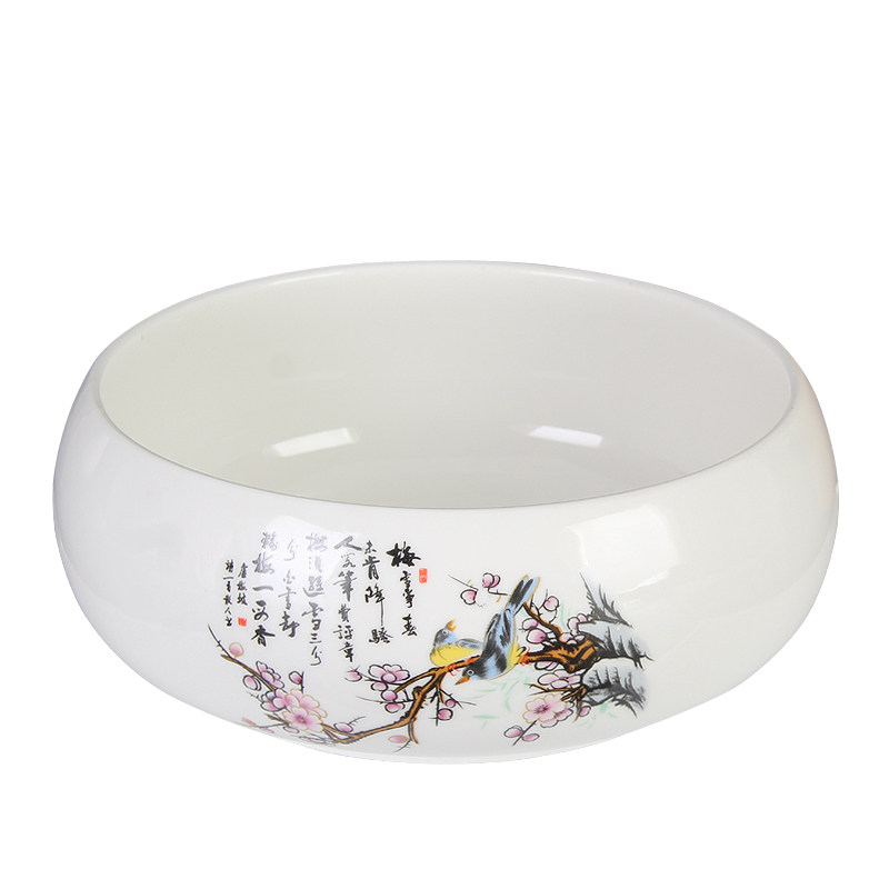 杯洗水盂茶洗大号陶瓷家用小号