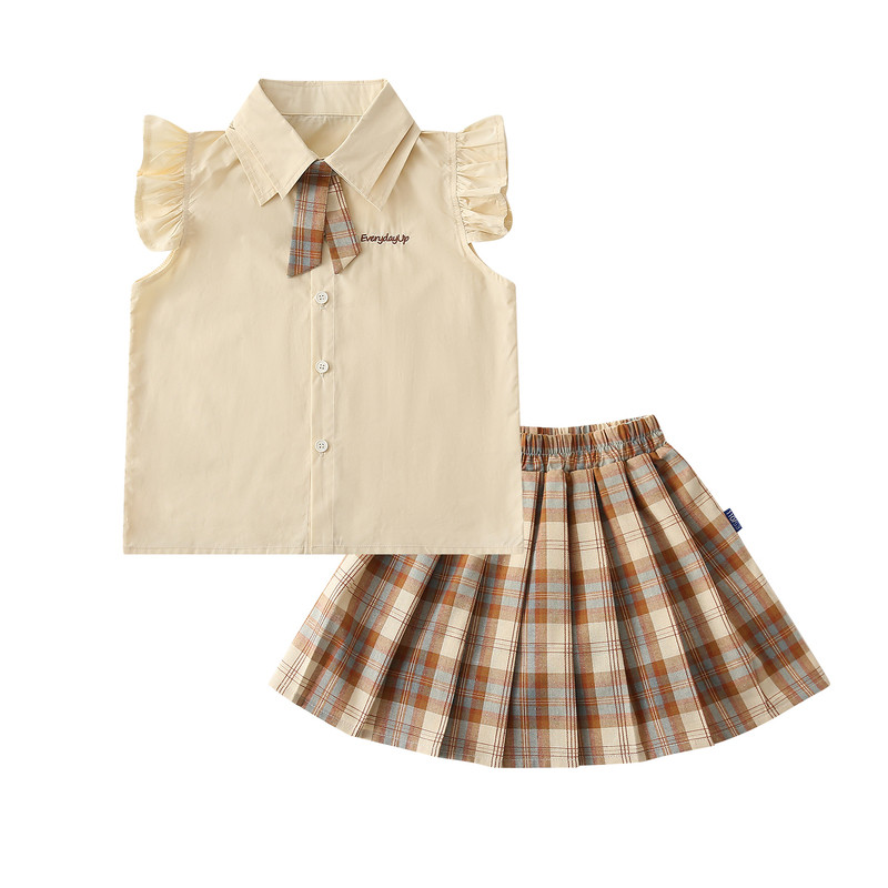 幼儿园园服夏装六一演出服大班毕业照短袖小学生班服校服套装夏季
