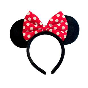 迪士尼发箍兔耳朵发箍米奇发卡乐园女米妮发饰拍照成人儿童发饰品