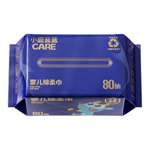 小鹿蓝蓝CARE_婴儿绵柔巾干湿用加厚婴儿专用洁面洗脸