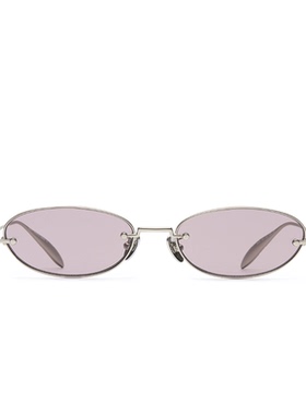 SOFT PEOPLE AREA-GUO (墨镜）椭圆复古小框钛金属超轻镜框眼镜