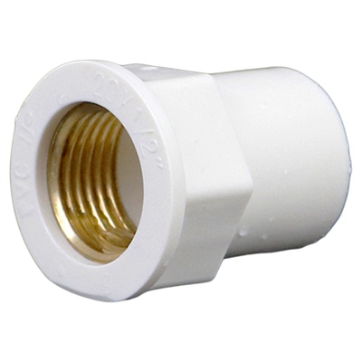 PVC内丝直接三通弯头UPVC铜内牙变径接头20 25 32塑料水管配件