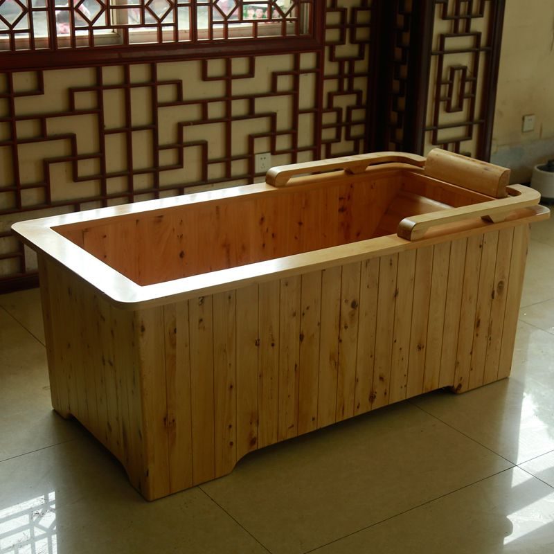 橡木电动加热冲浪泡澡木桶浴桶浴缸洗澡沐浴盆恒温家用泡澡桶木质