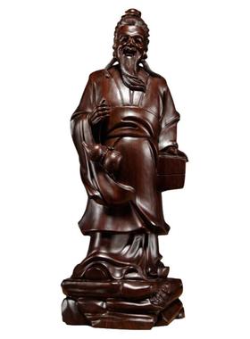 神医华佗摆件诊所工艺品黑檀木雕