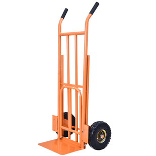 手推车特厚搬运车推车货小推车拉货车两轮老虎车拖车折叠载重大轮